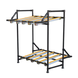 גלגלי פלסטיק זורמים מסילת גלילים מאלומיניום צינור ליין - Product Image 1