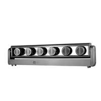 Hochwertige 6x80W RGBW Beam Moving Head Wash Dyeing Lichtanlage mit Doppel-RGB-LED-Streifen für Disco-Bar-Bühnenbeleuchtung