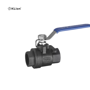 Katup Bola Hidrolik KLION RTS DN6 Dua Bagian Ujung Berulir Baja Karbon Cor 1000 Wog Pemasok Katup Bola Katup Bola untuk Gas - Product Image 2