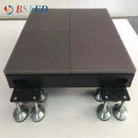 Boshuo IP65 LED-Fliesen 3D LED-Bildschirm P3.91/P4.81/P6.25 DJ Disco Tragbare Panel-Fliesen Tanzfläche Videowand App-Steuerung