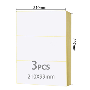 210mmx297mm A4 Waterproof Adhesive <strong>Label</strong> Paper <strong>Address</strong> Shipping <strong>Label</strong> <strong>Sticker</strong> for Supermarket Printers - Product Image 3