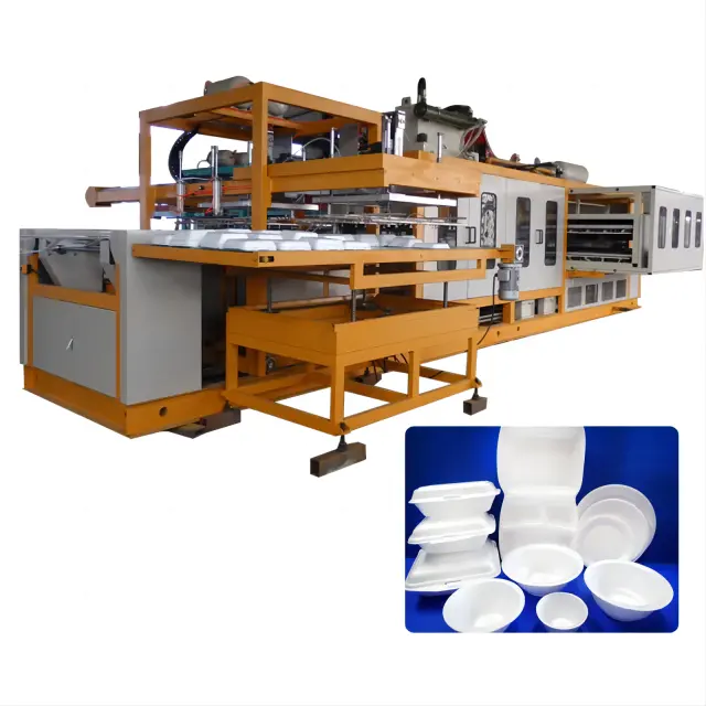 Thermovormende Machine Lunchbox Voedselcontainers Polystyreen Fastfood Box Making Machine
