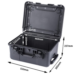 Valise <span class=keywords><strong>de</strong></span> <span class=keywords><strong>transport</strong></span> robuste en <span class=keywords><strong>plastique</strong></span> <span class=keywords><strong>de</strong></span> haute qualité, étanche IP67, <span class=keywords><strong>avec</strong></span> mousse, pour outils - Product Image 2