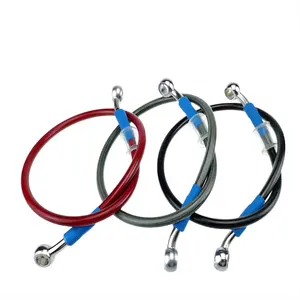 High-Pressure Aluminum Alloy Fish-Eye Disc Brake Steel Hoses Auto Brake Hoses Auto Brake Nylon Electric Motorcycle