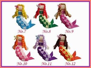 โบว์ติดผมรูปนางเงือกน่ารักสำหรับเด็กผู้หญิง ทำจากริบบิ้นโกรเกรน พร้อมกิ๊บติดผมแบบครึ่งวงกลม อุปกรณ์เสริมผมสำหรับเด็ก - Product Image 4