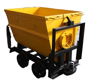 Wagon minier à benne basculante résistant à l'usure pour voies ferrées, capacité 0,55-1,1 m³, utilisé dans les mines de charbon et d'or - Product Image 1