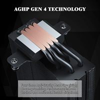Disipador térmico para CPU Thermalright Assassin Spirit 120 EVO Black con ventilador ARGB silencioso de 120 mm