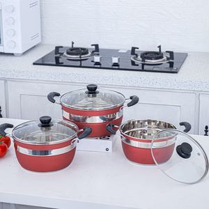 Cooking Pot Sets Kitcheware Kitchenware Kitchen <strong>Wear</strong> Ware Pan Pans Gadgets Stock Accessories <strong>Kichen</strong> Tools Cookware Set - Product Image 4