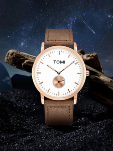 นาฬิกาคู่รัก <span class=keywords><strong>TOMI</strong></span> T072 T073 รุ่นปรับแต่งได้ นาฬิกาควอตซ์แฟชั่นหรู สายหนัง เหมาะสำหรับเป็นของขวัญ ขายส่ง นาฬิกาคุณภาพสูง - Product Image 5