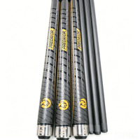 Queue de billard professionnelle PREOAIDR BK3 en bois fendu 1/2 avec joint en alliage d'aluminium, légère, 147 cm, durable, extension de haute qualité