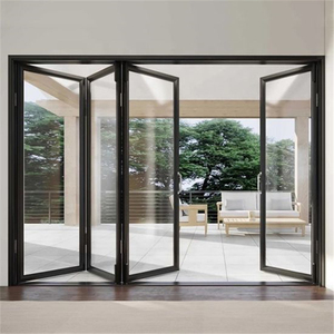 <span class=keywords><strong>Porte</strong></span> <span class=keywords><strong>de</strong></span> <span class=keywords><strong>garage</strong></span> électrique pliable industriel, Double glaçure résistant au feu, pliable, à l'extérieur, pour patio - Product Image 4