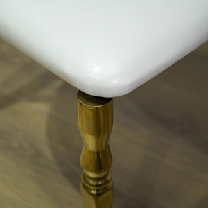 Silla <span class=keywords><strong>de</strong></span> Boda Cuadrada <span class=keywords><strong>de</strong></span> Acero Inoxidable Dorado <span class=keywords><strong>de</strong></span> Lujo con Respaldo en X, Cojín <span class=keywords><strong>de</strong></span> Esponja Blanca y Decoración <span class=keywords><strong>de</strong></span> Cabeza <span class=keywords><strong>de</strong></span> León para <span class=keywords><strong>Hotel</strong></span>, Sala <span class=keywords><strong>de</strong></span> Estar, Villa y Eventos - Product Image 6