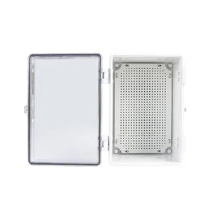 300x200x170mm Clear Lid Waterproof Box Ip67 Abs Pc Junction Box Peoject Case Injection Molding Machine Hinged Enclosure Plastic