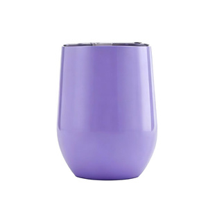 Bicchiere Termico a Forma <span class=keywords><strong>di</strong></span> Uovo in Acciaio Inox 304 da 12oz con Logo Personalizzato, Doppia Parete Isolante e Coperchio - Product Image 5