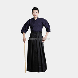 Uniforme de <span class=keywords><strong>Hakama</strong></span> de Algodón de Alta Calidad para Artes Marciales de Kendo, Personalizado - Product Image 1