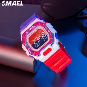 Reloj Deportivo Digital SMAEL 8059 para Hombre, con Diseño Moderno, Resistente al Agua, Cronógrafo de Plástico - Product Image 6