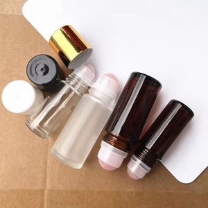 Botella de Vidrio de Lujo de 50 ml con Rodillo, Forma Nueva, Cilindro de Boca Ancha para Aceite de Aromaterapia, Crema para Ojos, Almacenamiento de Cosméticos - Product Image 1