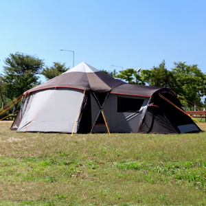 Tente de camping CHAMPIOM(A) pour 4 personnes, type étendu, une chambre, un salon, grand espace, maille imperméable, hiver, quatre saisons - Product Image 1
