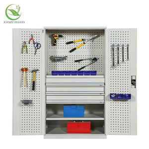 أثاث ورشة عمل معدني 2 باب للخدمة الشاقة قابل للتخصيص لمرائب تصنيع المعدات الأصلية - Product Image 1