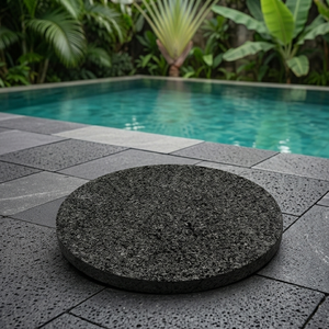 Indonesia Black Lava Stone Tiles 20 mm Honed Finish Natural Volcanic Stone Dark Texture Durable Surface Premium Quality Material - Product Image 4