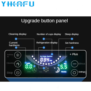 Máy Làm Kem Phục Vụ Mềm Chức Năng Làm Mát Trước Bằng Thép Không Gỉ Chế Độ Mặt Bàn Mới Thương Mại - Product Image 3
