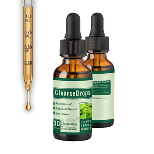<span class=keywords><strong>Gocce</strong></span> Depurative Naturali a Base di Erbe 3-in-1 OEM/ODM Flessibili per il Supporto di Reni e Fegato con Formula Detox Tripla - Product Image 1