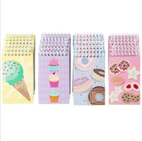 Carnet de notes coeur de fille de dessin animé détachable et non collant Message Note imprimé jour cahier avec papier PVC PP couverture matériel