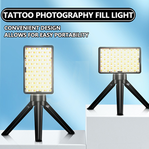 Dövme CPL Çalışma Lambası Polarize Parlama Önleyici Fotoğraf Dolgu Işığı 52mm CPL Filtre 120 LED'li Şarj Edilebilir Klipsli Dövme Sanatçıları İçin - Product Image 2