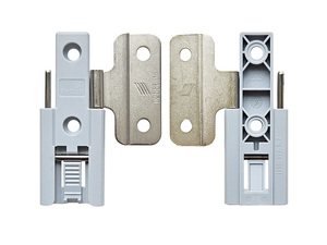 Poulie de <span class=keywords><strong>porte</strong></span> coulissante <span class=keywords><strong>Hettich</strong></span> Wingline L, accessoires pour armoire coulissante, nickel, utilisation en cuisine et salle de bain, ressort de pression - Product Image 6