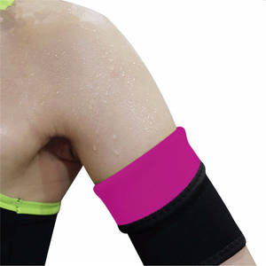 Tondeuses à bras pour femmes Manchon de compression pour sauna en néoprène Bandes anti-transpiration pour sauna Sport d'entraînement - Product Image 5