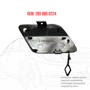 タイヤフックカバーリア車バンパートレーラーカバーOEM 205-885-0224 205 885 0224 2058850224メルセデスW205 Cクラス15-18用 - Product Image 5