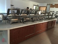 Combinaison commerciale salade Buffet Bar vitrine table moderne hôtel sushi buffet comptoir équipement conception