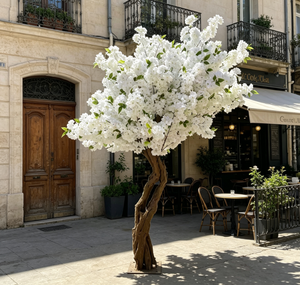 Arbre de cerisier artificiel de haute qualité en PE pour l'aménagement paysager extérieur, hauteur personnalisée, vente directe d'usine, promotion spéciale depuis la Chine - Product Image 6