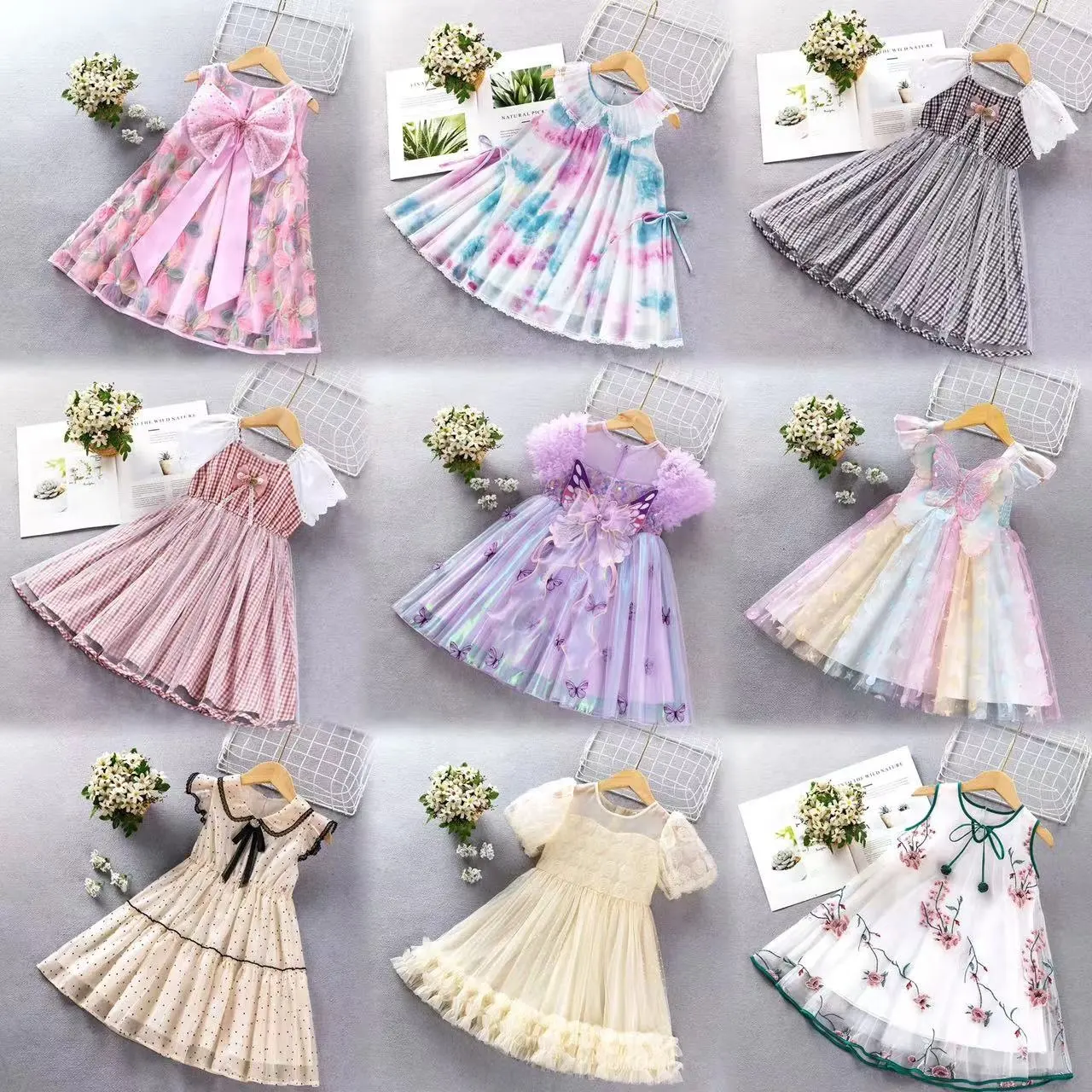 2024 summer new children's wear Korean design selling low price girls dress