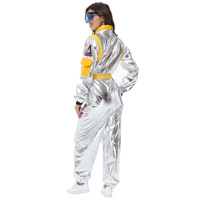 Combinaison Astronaute Sexy pour Homme et Femme, Combinaison d'Aviation, Tenue de Performance, Costume Cosplay, Astronaute, Halloween