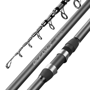 Canne à pêche télescopique en fibre de carbone ultra-légère de haute qualité (2,4m-5,4m) <span class=keywords><strong>pour</strong></span> <span class=keywords><strong>la</strong></span> pêche au bar, à <span class=keywords><strong>la</strong></span> <span class=keywords><strong>truite</strong></span> et à <span class=keywords><strong>la</strong></span> carpe, avec manche long, idéale <span class=keywords><strong>pour</strong></span> <span class=keywords><strong>la</strong></span> rivière. - Product Image 1