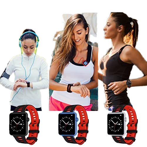 Replacement Rubber Watch Strap 20mm 21mm 22mm Wristband Waterproof Silicone Watch Band Bracelet for Samsung Galaxy Watch Fitbit