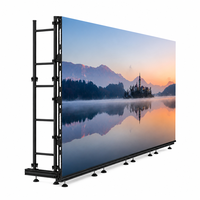 Mur vidéo LED extérieur P4 étanche IP65, luminosité 5000-6000 cd/m², pour animations, magasins de détail, concerts et affichage sur scène