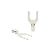 Bornes à fourche non isolées série SNB en cuivre pur étamé, connecteurs à sertir de type Y, cosses de câble en U pour câbles électriques
