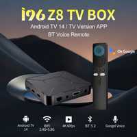 Boîtier TV Topleo Factory I96 Z8 Android TV 10.0 Vs Q5 4K Android Certifié Numérique ATV TV Box Intelligente