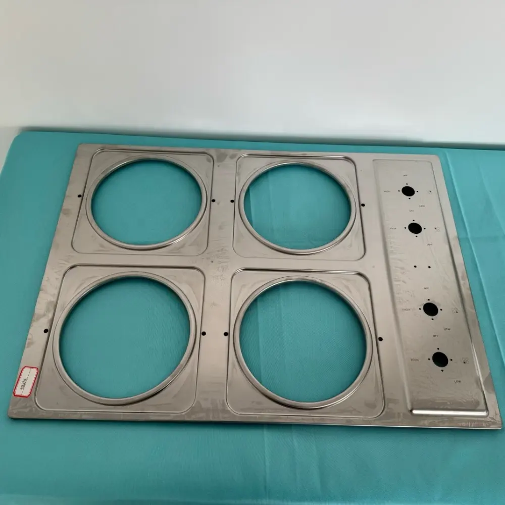 OEM ODM laser cutting High Precision Custom Four hole Stove head Sheet Metal Product Sheet Metal Fabricating