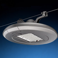 Lampadaires suspendus flexibles sans poteau de 56W à montage rond pour éclairage public