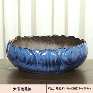 Maceta <span class=keywords><strong>de</strong></span> Cerámica Hidropónica Estilo Europeo con Acabado Esmaltado, Modular, para Escritorio o Suelo, Grande, No Porosa, para Plantas <span class=keywords><strong>de</strong></span> Interior - Product Image 6