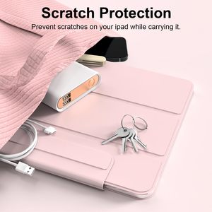 2024/2025 iPad không khí 11 10.9 da bảo vệ trường hợp với chống sốc chống bụi chức năng ánh sáng mỏng ba lần Bìa - Product Image 4