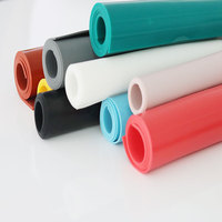Caoutchouc de silicone de qualité alimentaire personnalisé en usine résistant aux hautes températures ignifuge transparent 2m de large bobine de feuille de silicone