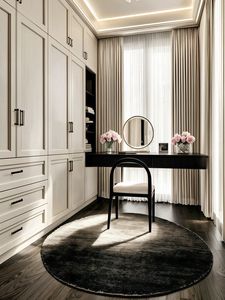 <span class=keywords><strong>Armarios</strong></span> Personalizados para Toda la Casa, Estilo Francés Blanco, Armario <span class=keywords><strong>de</strong></span> Madera Personalizado para Dormitorio, Armario <span class=keywords><strong>de</strong></span> Lujo para Villa - Product Image 3