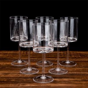 Colonne intermédiaire fine en plastique acrylique multi-spécifications pour verre à pied long et à pied haut, capacité 301400ml, usage domestique - Product Image 4