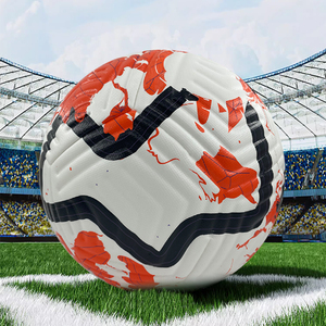 Balones de Fútbol Stock <span class=keywords><strong>Handong</strong></span> Talla 5, Cuero PU Termosellado, Personalizados, Venta al Por Mayor, Ligeros, Ecológicos, para Interior/Exterior - Product Image 1