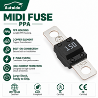 Sekring Distribusi Daya Midi, Pemasangan Baut, 32V, Kendaraan Off Road, Van, Bus, Amplifier Audio, Sekring Pengaman, Kotak Sekring HVDC, Perakitan 24V