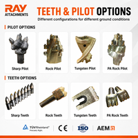 Tarière hydraulique pour excavatrice, mini-chargeuse compacte, grue et rétrocaveuse